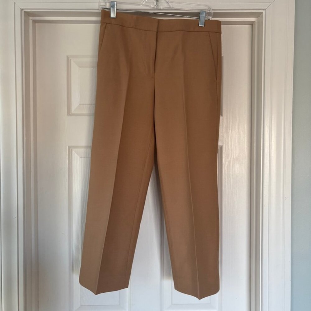 J. Crew wool-blend cropped slacks, 4